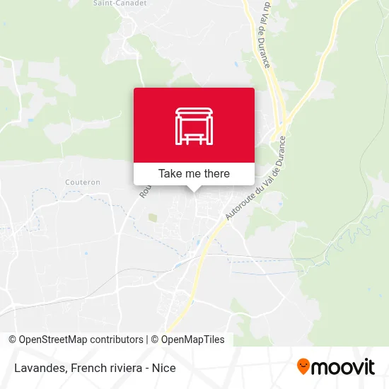 Lavandes map