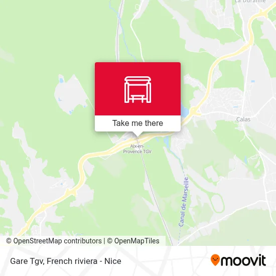 Gare Tgv map