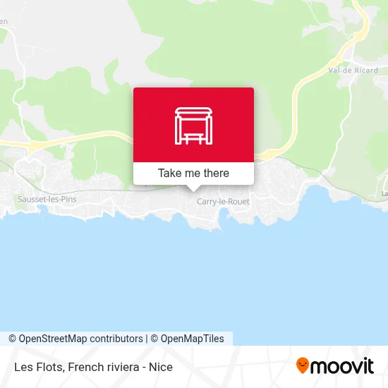 Les Flots map