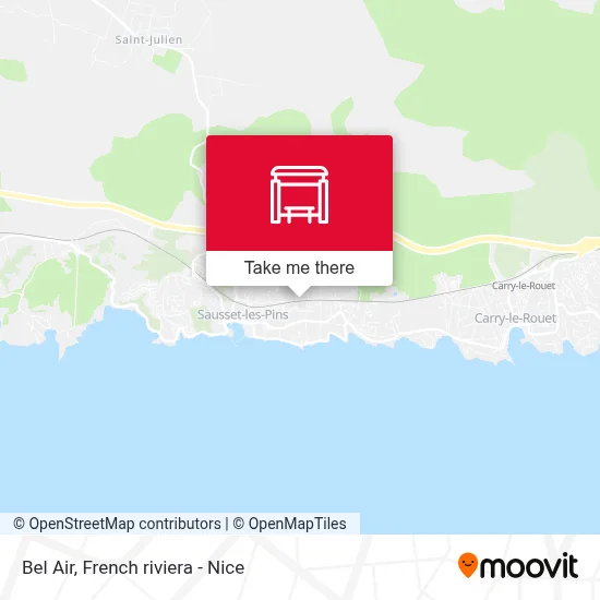 Bel Air map