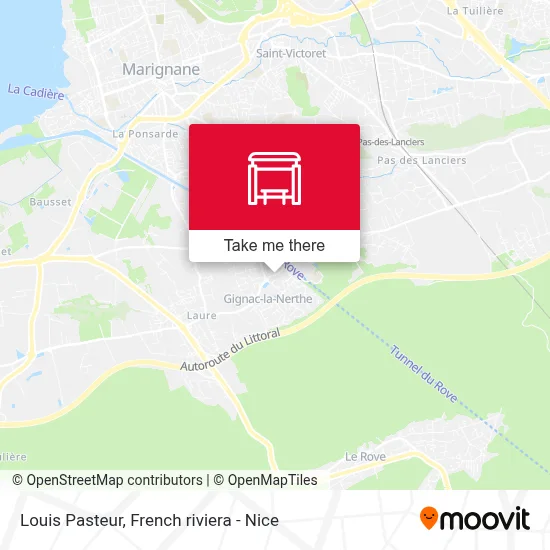 Louis Pasteur map