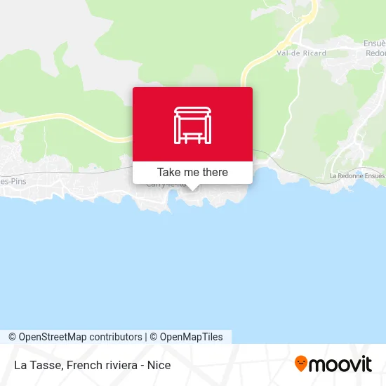 La Tasse map