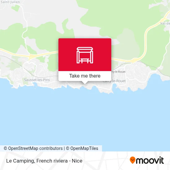 Le Camping map