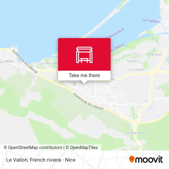 Le Vallon map