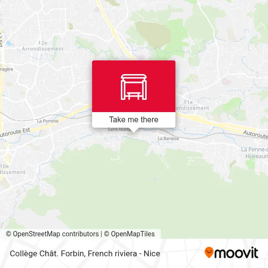 Collège Chât. Forbin map