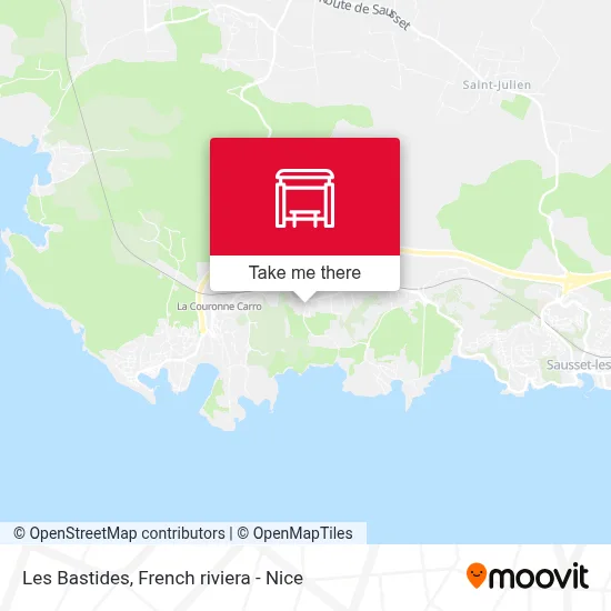 Les Bastides map