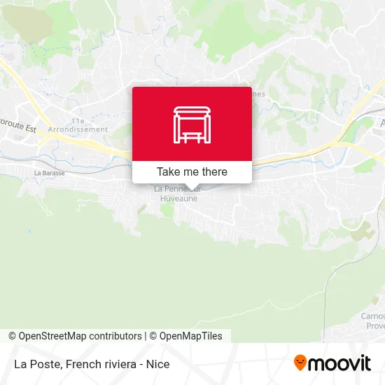 La Poste map