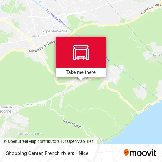Centre Commercial map