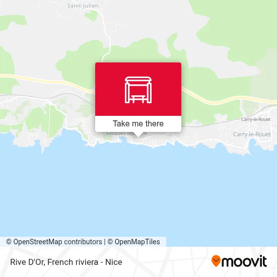 Mapa Rive D'Or