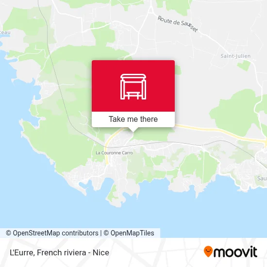 L'Eurre map