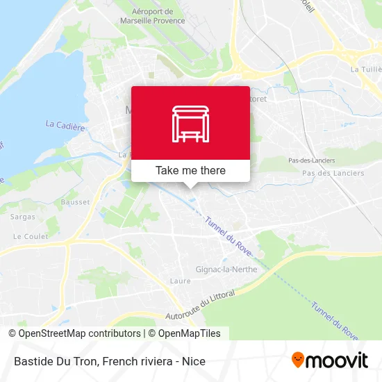 Bastide Du Tron map