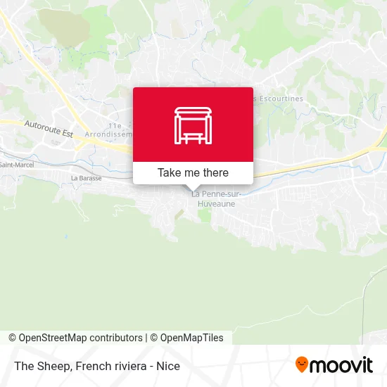 Le Mouton map