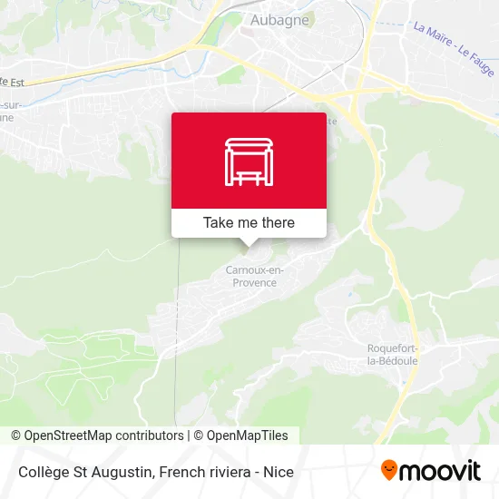 Collège St Augustin map