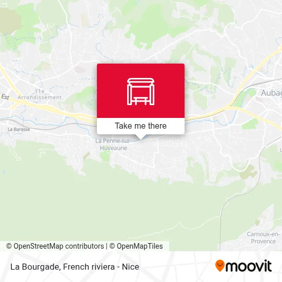 La Bourgade map
