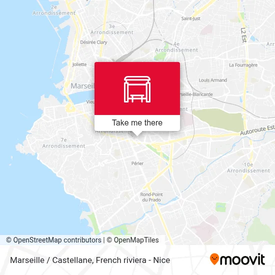 Marseille / Castellane map