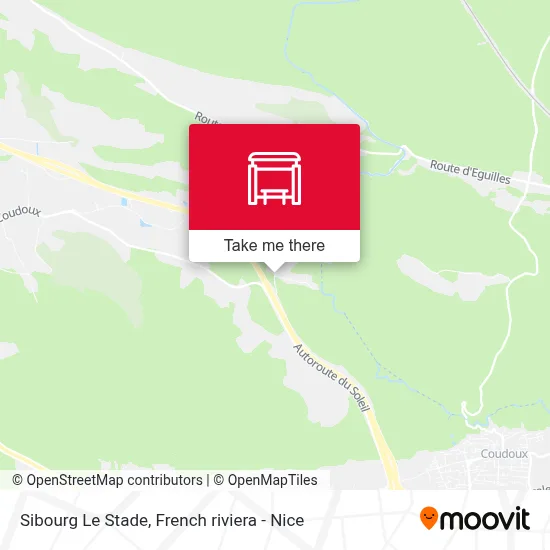 Sibourg Le Stade map