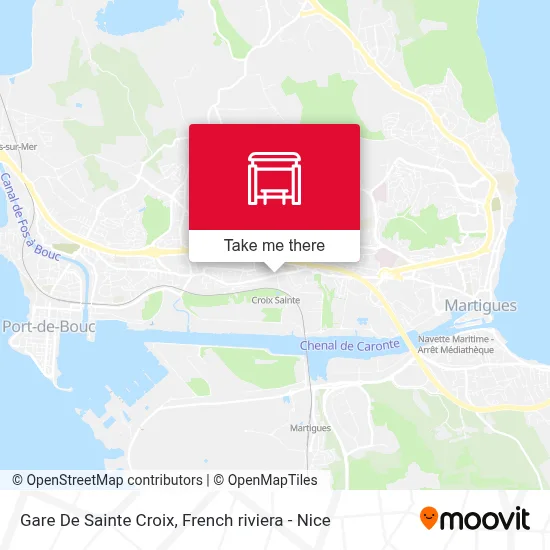 Gare De Sainte Croix map