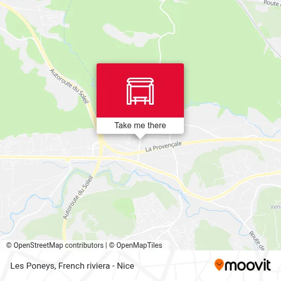 Les Poneys map