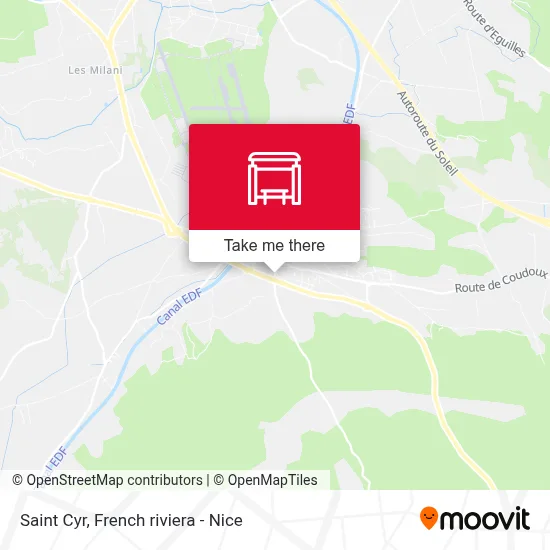 Saint Cyr map