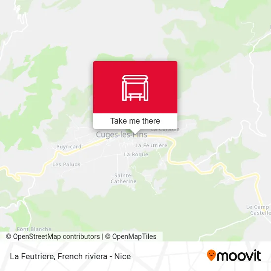 La Feutriere map