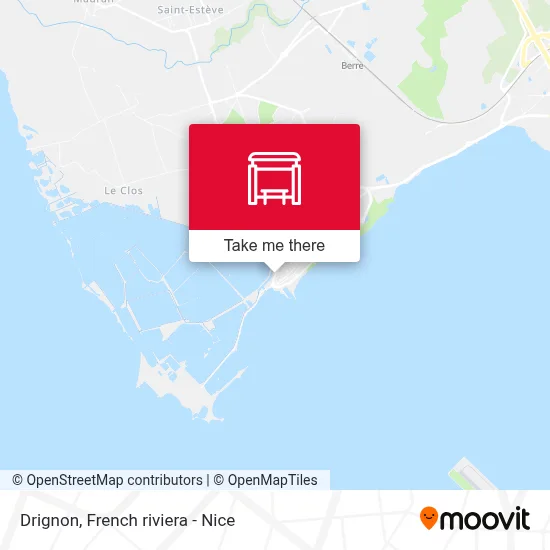 Drignon map