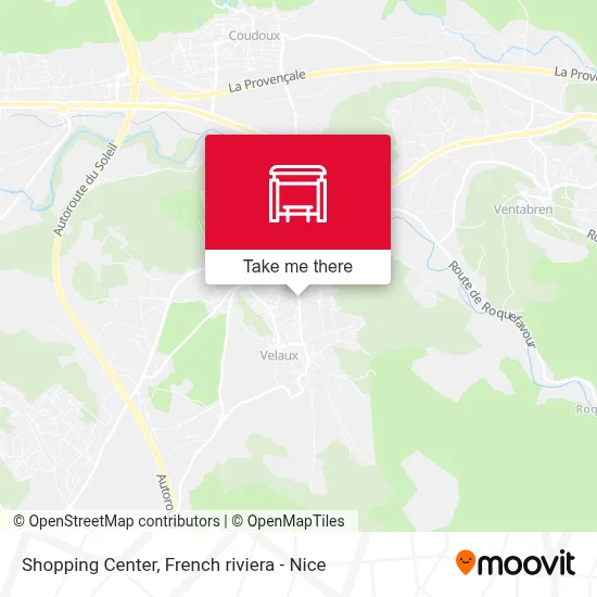 Centre Commercial map