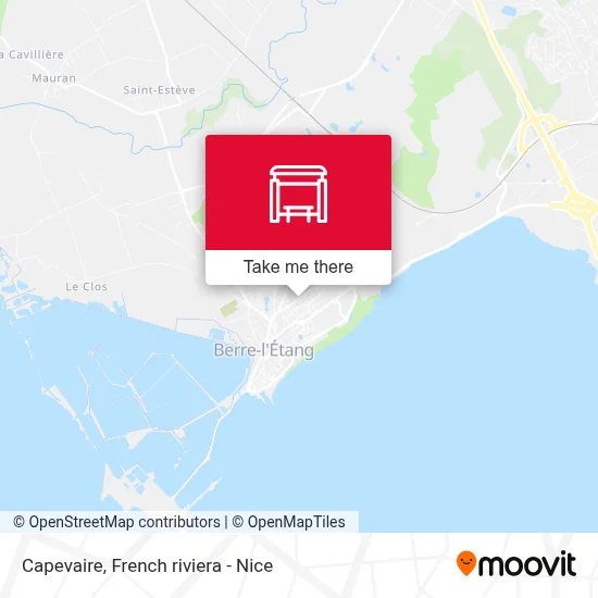 Capevaire map