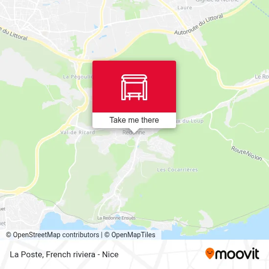 La Poste map