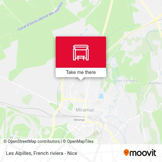 Les Alpilles map