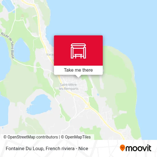 Fontaine Du Loup map
