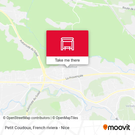Petit Coudoux map