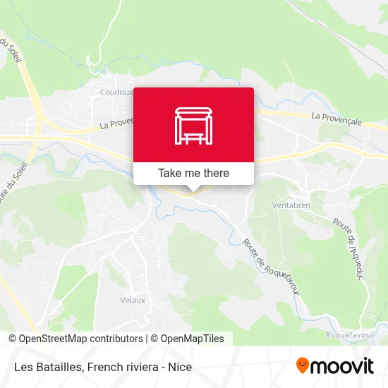 Les Batailles map