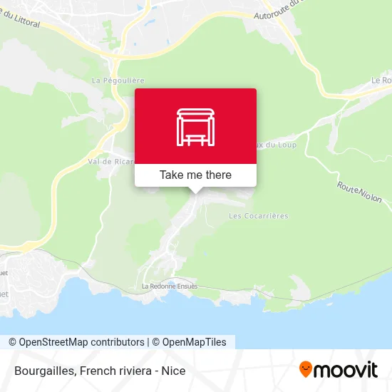 Bourgailles map