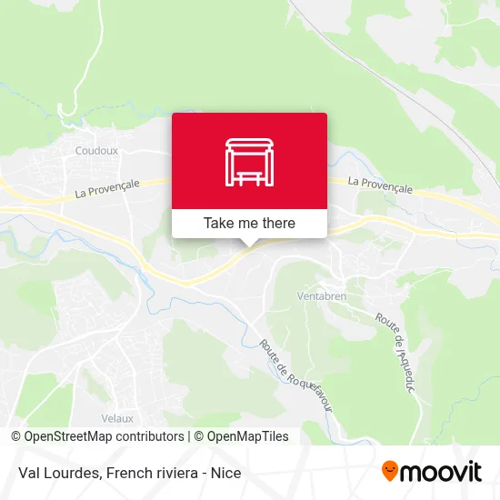 Val Lourdes map