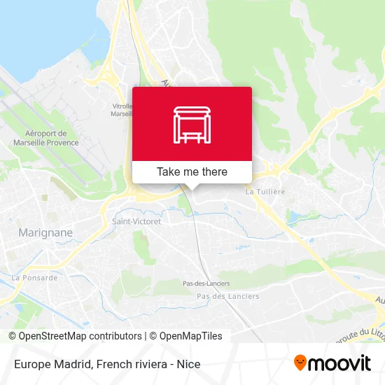 Europe Madrid map