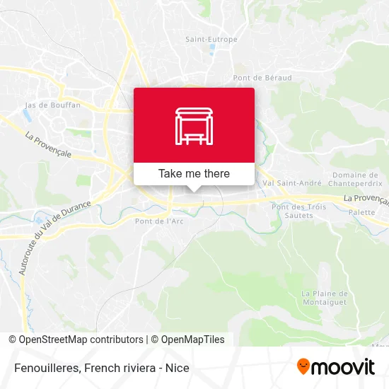 Fenouilleres map