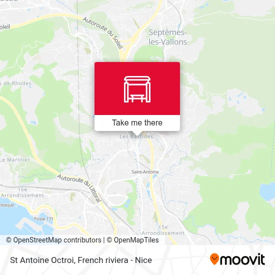 St Antoine Octroi map