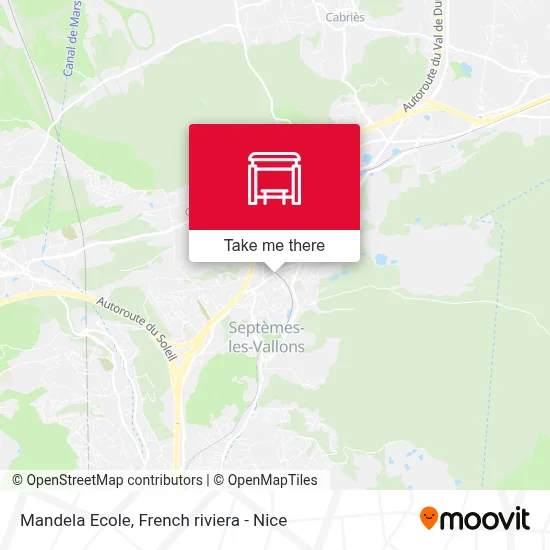 Mandela Ecole map