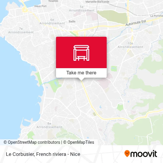 Le Corbusier map