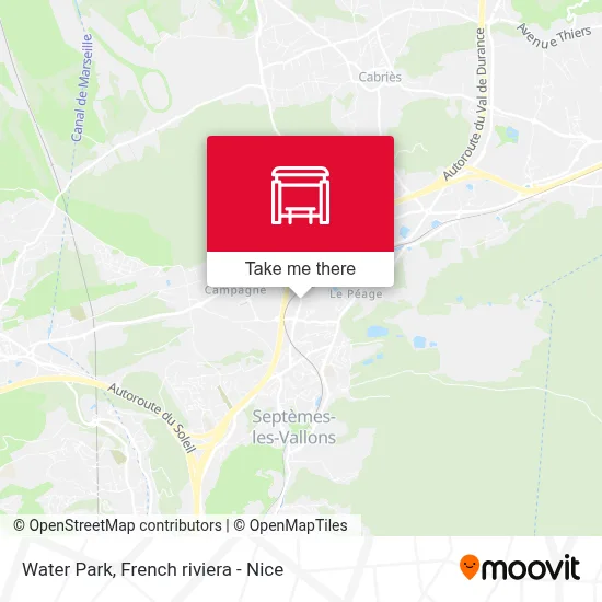 Parc Aquatique map