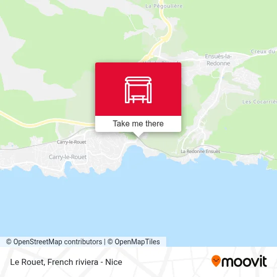 Le Rouet map