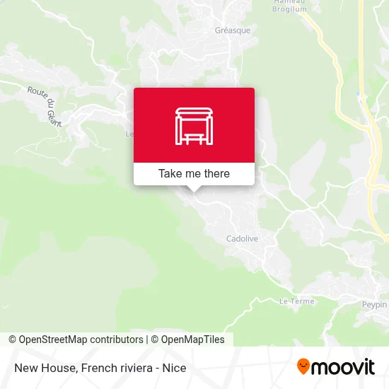 Mapa Maison Neuve