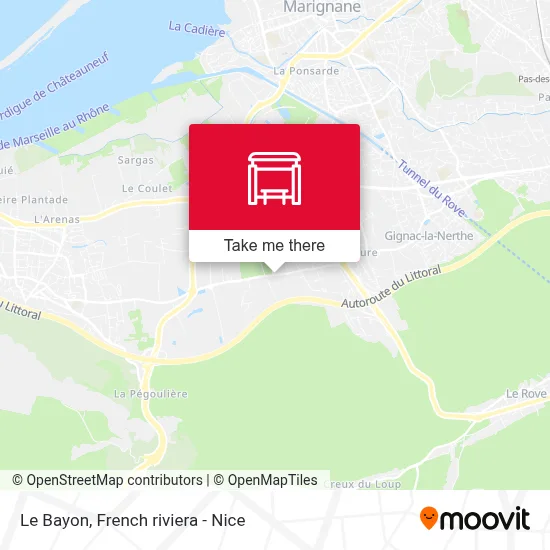 Le Bayon map