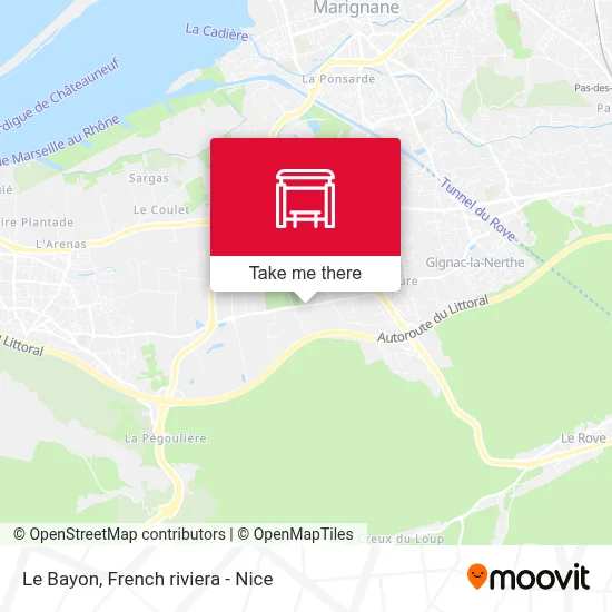 Le Bayon map