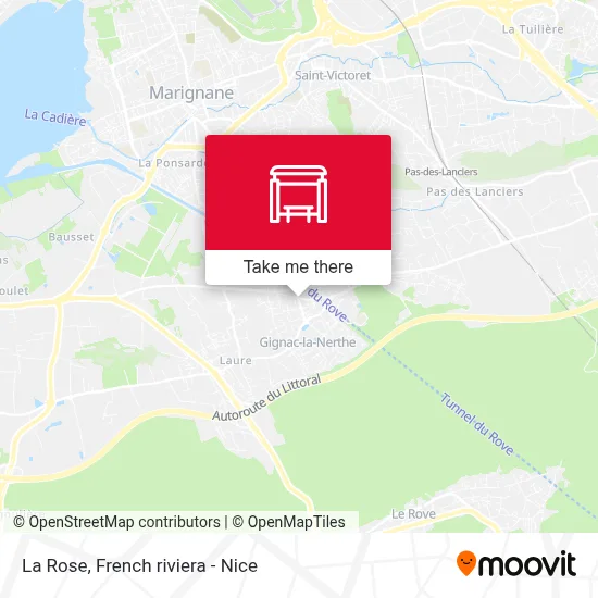 La Rose map