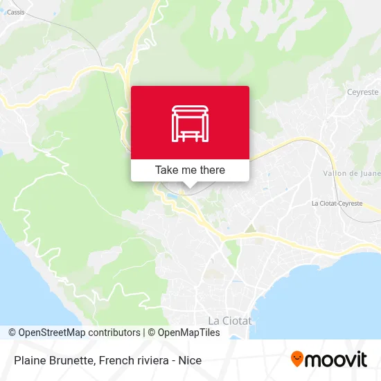 Plaine Brunette map