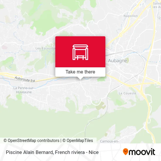 Piscine Alain Bernard map