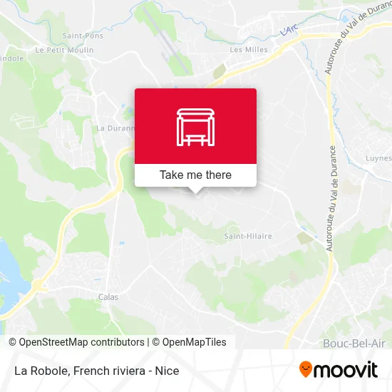 La Robole map