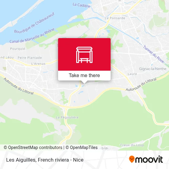 Les Aiguilles map