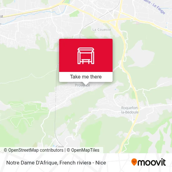Notre Dame D'Afrique map